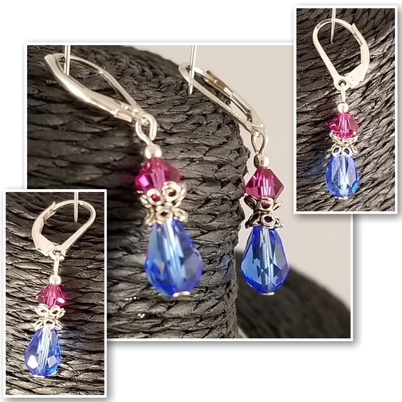 Lampwork Bead and Swarovski Crystal Set - Picture 6 of 9